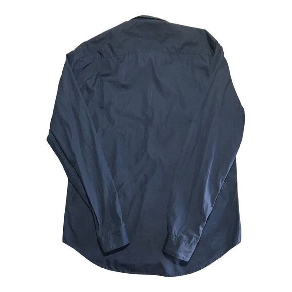 🕴 Sandro Paris XL – Midnight Navy Luxe Button-Up - Picture 3 of 3